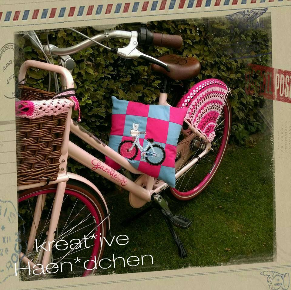 Bild 1 von Fahrrad 13x18 vintage Appli Doodle