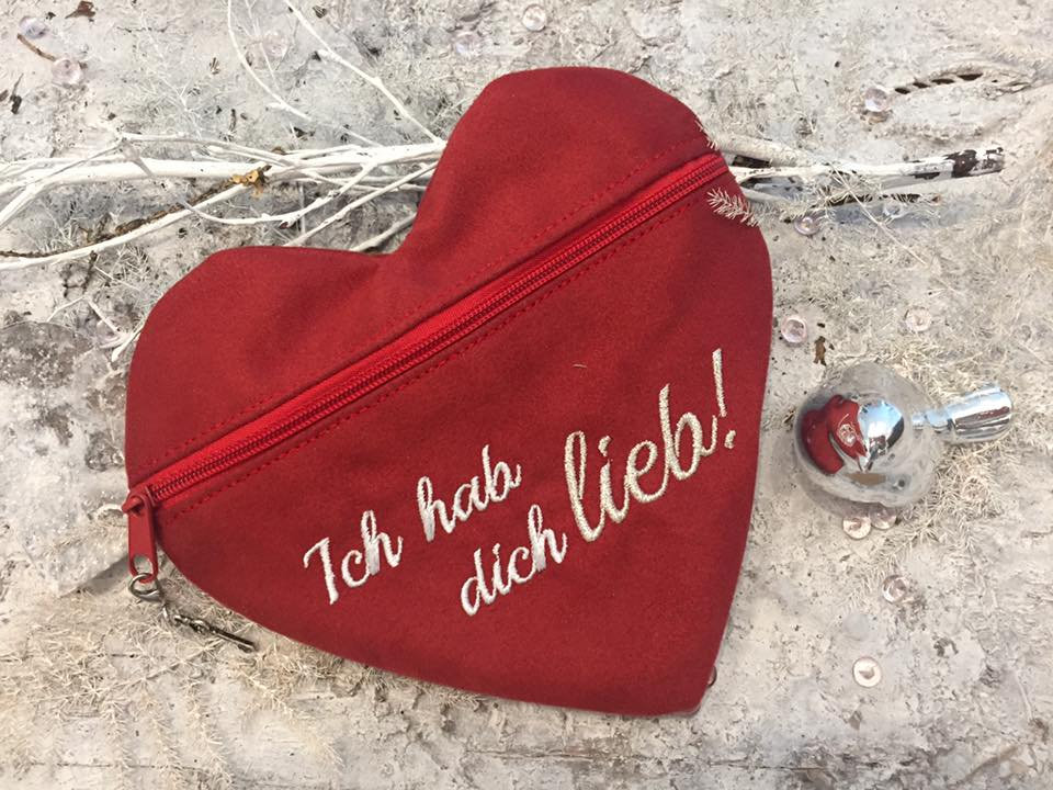 Bild 1 von Herztasche "Muttertag" 16x26 ITH