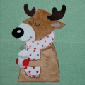 Bild 2 von Wintertiere Elch Bär und Pinguin Applikation 13x18